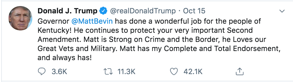 trump bevin tweet