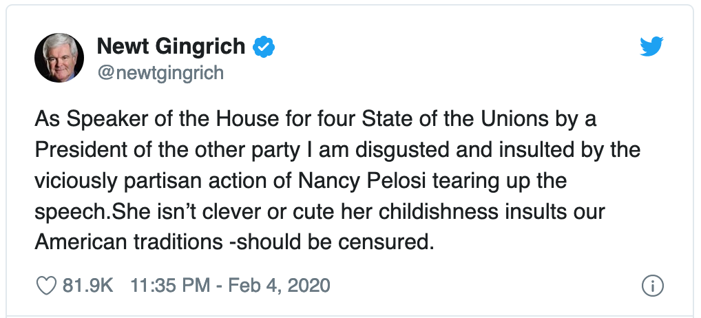 gingrich tweet