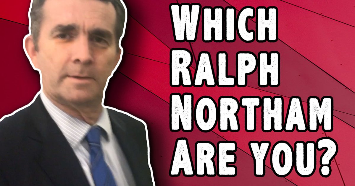 Which Ralph Northam Are You?